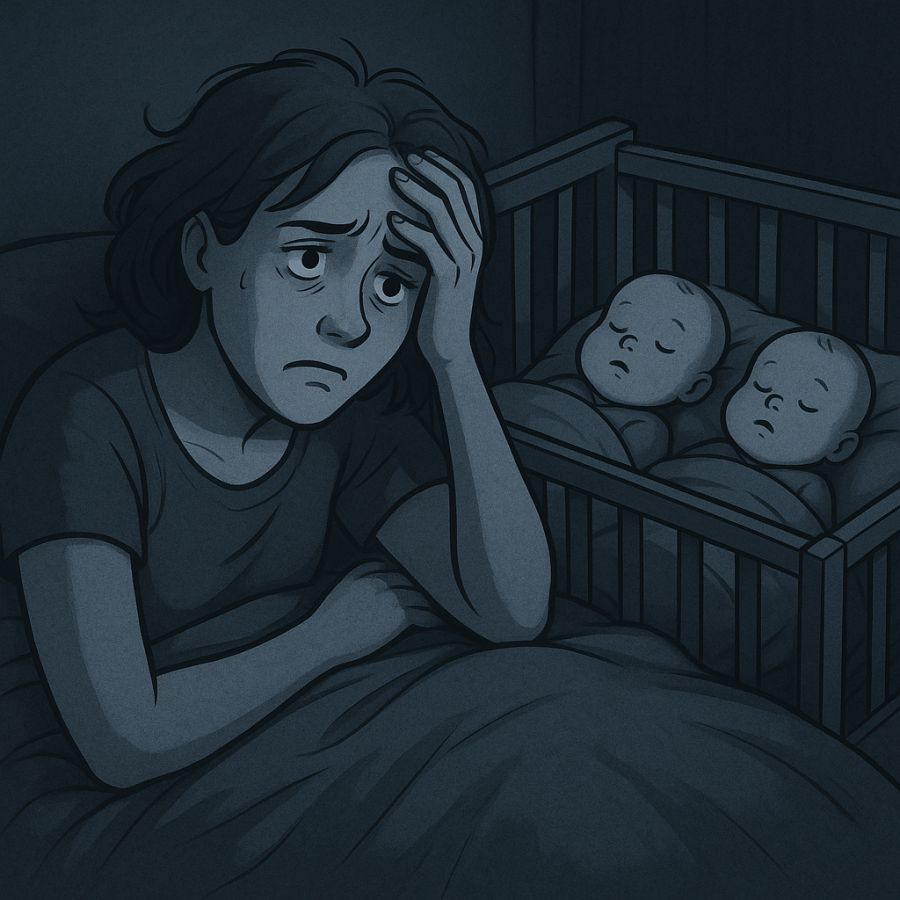 Buzení dětí 8x za noc